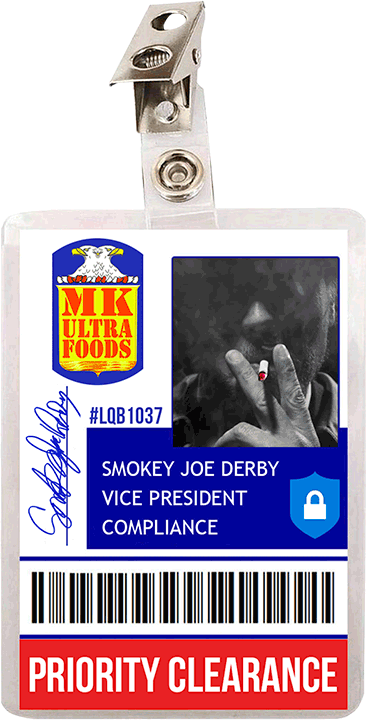Vice President Smokey-Joe Derby ID Card