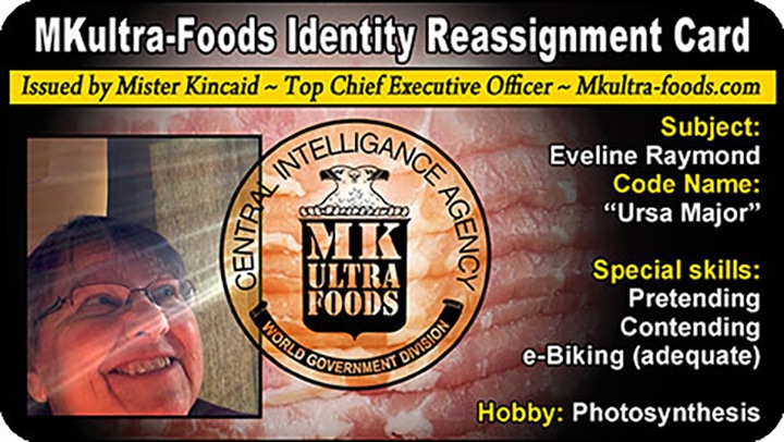 MKUltra-Foods Identity reassignment Card